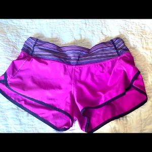 Lululemon Speed Shorts, size 4, gently used, GREAT condition!
